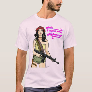 Camiseta Chelly Duvalla: Eu sou o seu pior pesadelo