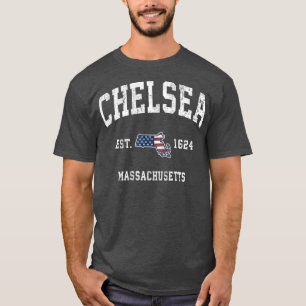Camiseta Chelsea Massachusetts MÃE Vintage - Bandeira Amer
