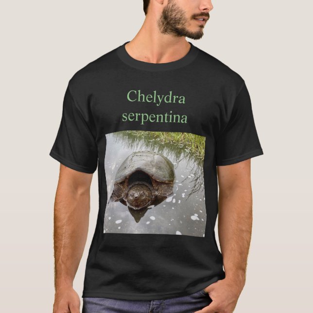 Camiseta Chelydra serpentina (common snapping turtle) (Frente)