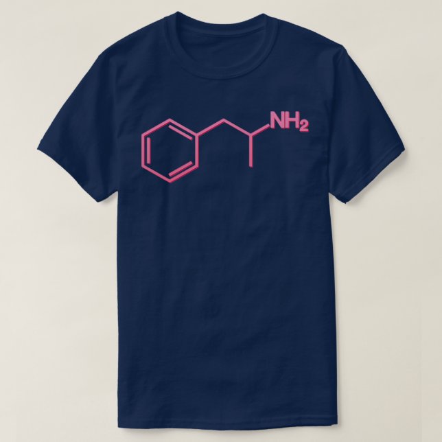 Camiseta Chem Adderall Rosa (Frente do Design)