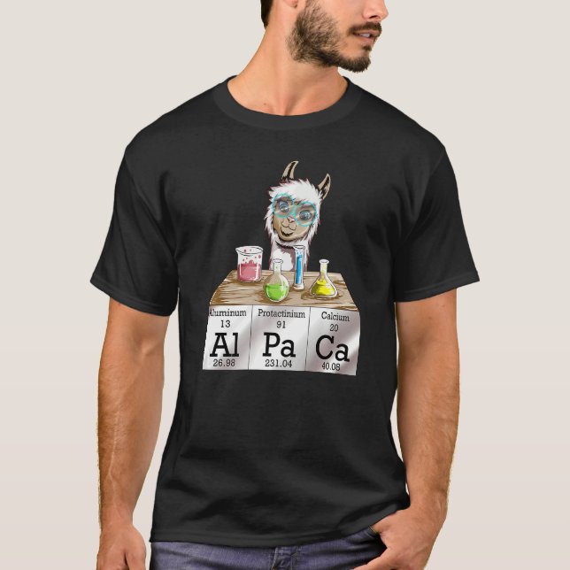 Camiseta Chemistry Chemistry Edges Chemistry Student Alpaca (Frente)