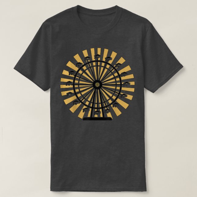 Camiseta Chemistry Ferrous Wheel Feris Wheel Periodic Table (Frente do Design)