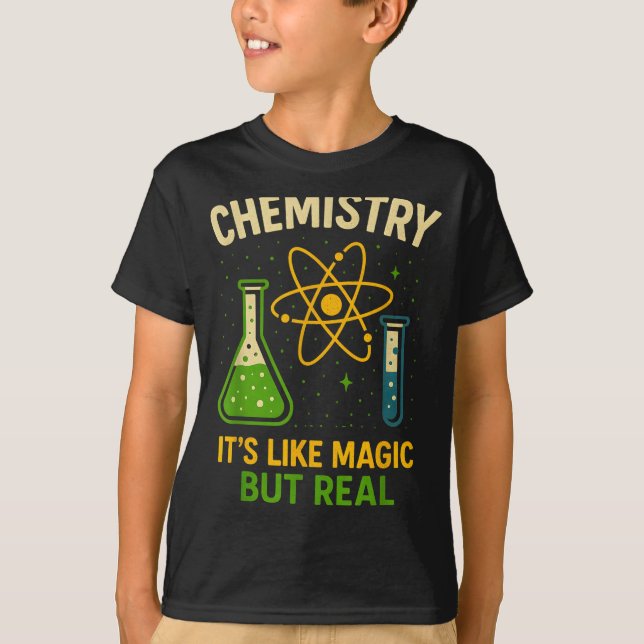 Camiseta Chemistry It’s Like Magic Funny Science Teacher St (Frente)