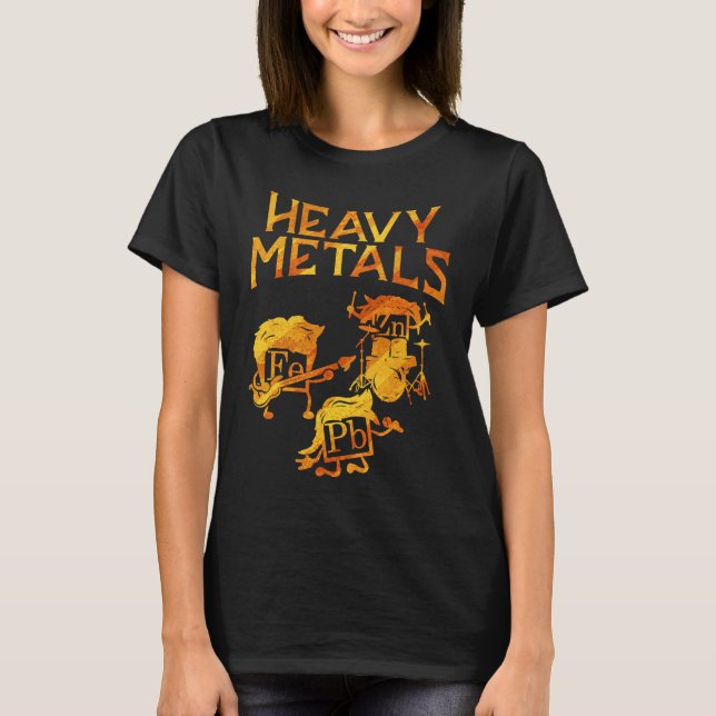 Camiseta Chemists   for Chemistry Student Heavy Metals (Frente)
