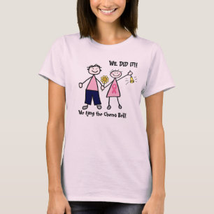 Camiseta Chemo Bell - cancro da mama cor-de-rosa da fita