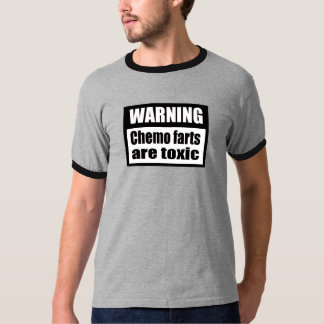 Camiseta Chemo de ADVERTÊNCIA farts é t-shirt tóxico da