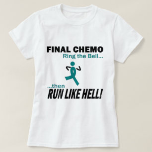 Camiseta Chemo final funciona muito - câncer de ovário