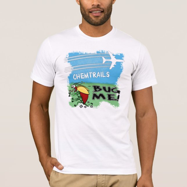 Camiseta Chemtrails desinseta-me - chemtrails de (Frente)