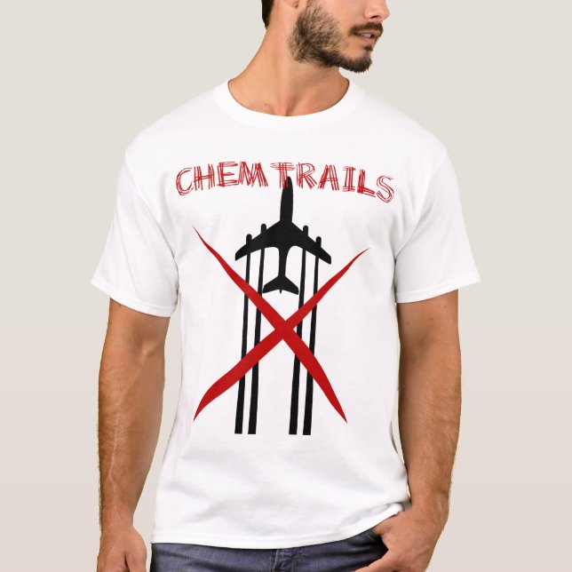 Camiseta Chemtrails é tshirt errado (Frente)