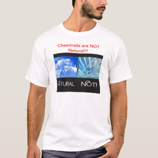 Camiseta Chemtrails nao natural