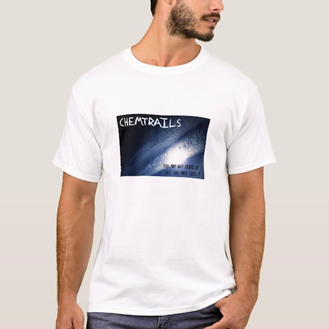 Camiseta Chemtrails - você viu-o (Frente)