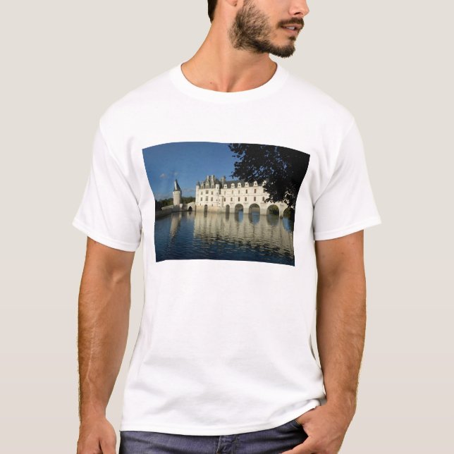 Camiseta Chenonceau Chateau, Rio Cher, Loir-et-Cher, 2 (Frente)