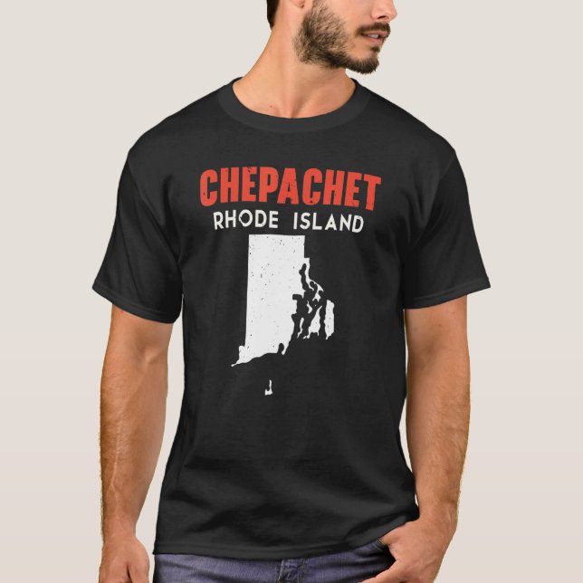 Camiseta Chepachet Rhode Island USA State America Travel (Frente)