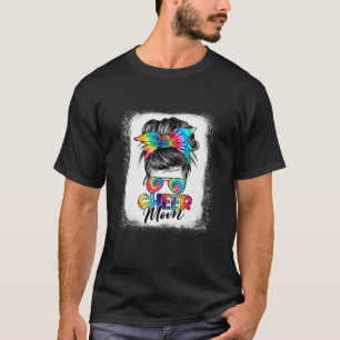 Camiseta Cheque mamãe, Cabelo de freio, óculos de sol, Tye
