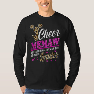 Camiseta Cheque Memaw A Maior Impressão Do Leopardo Do Vent