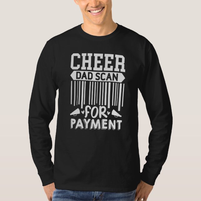 Camiseta Cheque Pai Para Cheerleader De Pagamento (Frente)
