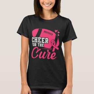 Camiseta Cheque Para A Festa De Futebol De Fita Cor-De-Rosa