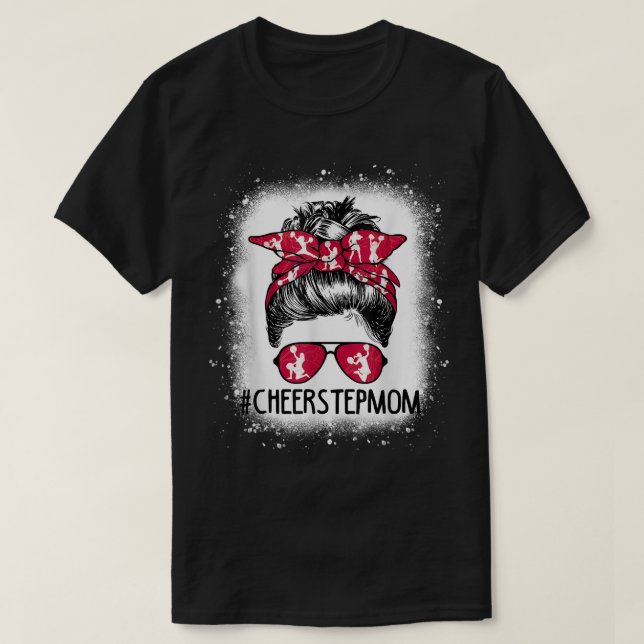 Camiseta Cheque Stepman Life Messy Bun Cheerleader Branquea (Frente do Design)