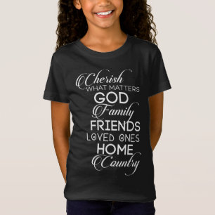 Camiseta Cherish O Que Importa