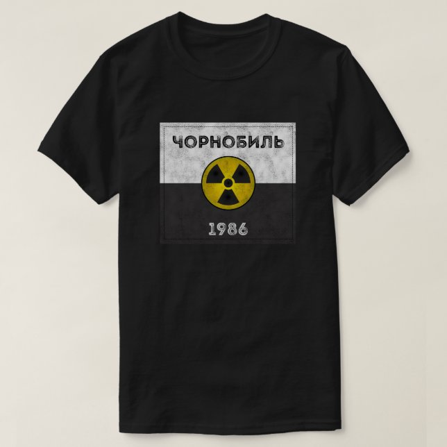 Camiseta Chernobyl disaster 1986 (Frente do Design)