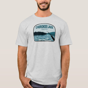 Camiseta Cherokee Lake Tennessee Fisheries Rod