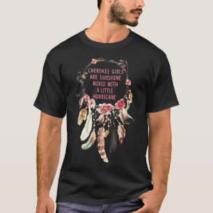 Camiseta Cherokee Native American Girl t shirt T-Shirt
