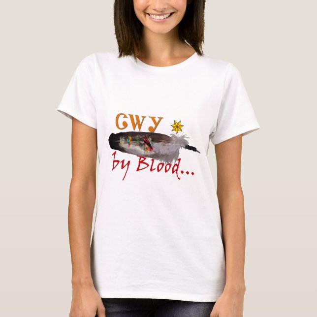 Camiseta Cherokee pelo sangue (Frente)