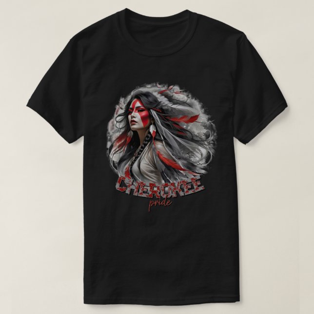 Camiseta Cherokee Pride (Frente do Design)