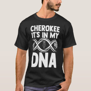 Camiseta Cherokeedna Native American Indígenas Head