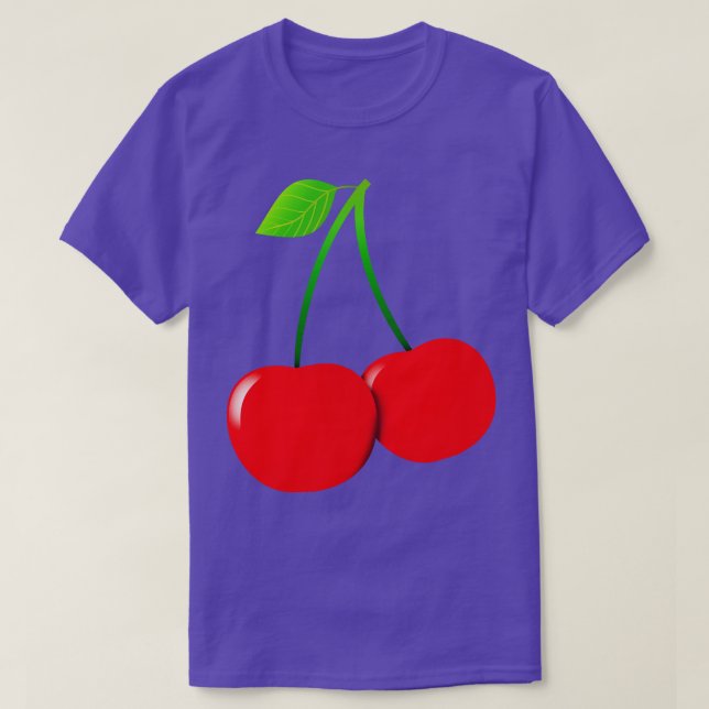 Camiseta Cherries - Cozinha de Fruta fresca (Frente do Design)