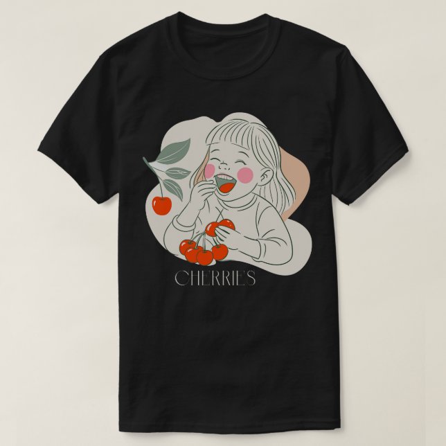 Camiseta Cherries TShirt 2 (Frente do Design)