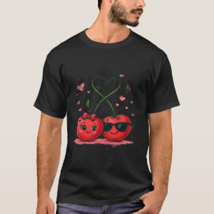 Camiseta Cherry Amadurece T-Shirt - Gráfico de Frutas estét