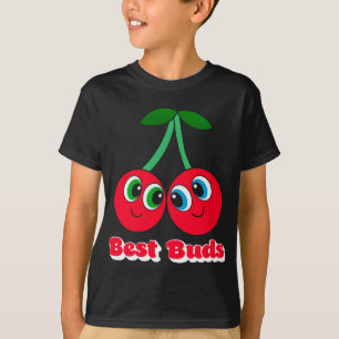 Camiseta Cherry Best Girl Amiga Namorada Sorria Twin Berr