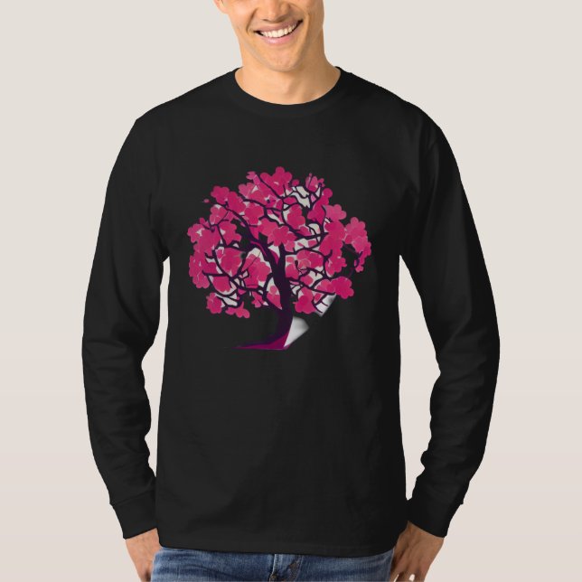 Camiseta Cherry Blossom Beauty Tree of Life (Frente)