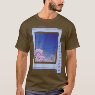 Camiseta Cherry Blossom Browser Sakura Anime Grito Vaporwav