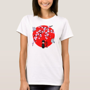 Camiseta Cherry Blossom - Caractere Japonês 11 T-Shirt