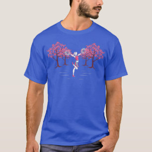 Camiseta Cherry Blossom Cheerleader Sakura Cheerle
