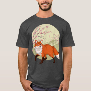 Camiseta Cherry Blossom Forest Amante de os animais Sakura 
