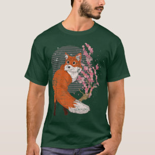Camiseta Cherry Blossom Forest Amante de os animais Sakura 