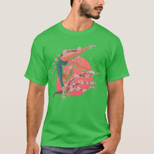 Camiseta Cherry Blossom Ginástica Esporte Sakura Acrobat Gy