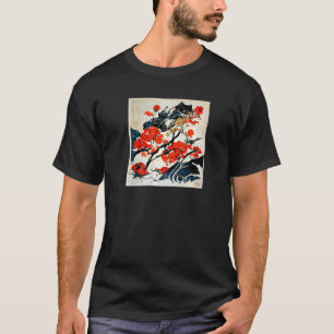 Camiseta Cherry Blossom - Impressão japonês