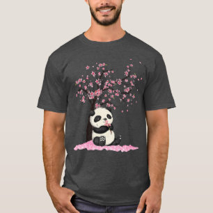 Camiseta Cherry Blossom Japanese Art Panda Lover 