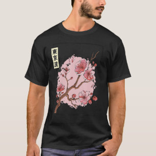 Camiseta Cherry Blossom Japonês Sakura Árvore Japão Aesthet