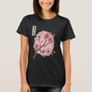 Camiseta Cherry Blossom Japonês Sakura Árvore Japão Aesthet
