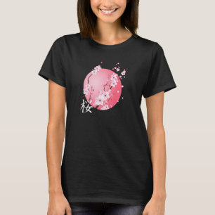 Camiseta Cherry Blossom Kanji Sakura Sunrise - Cherry Japon