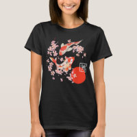 Cherry Blossom Koi Carp Fish Sakura Japonês