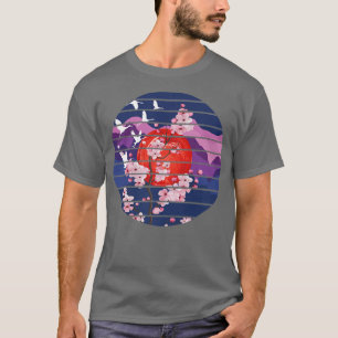 Camiseta Cherry Blossom Sakura Graphura Art, Cultu Japonês