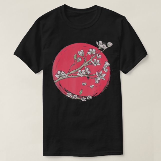 Camiseta Cherry Blossom Sakura Japão (Frente do Design)