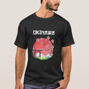 Camiseta Cherry Blossom Sakura Okinawa Japão
