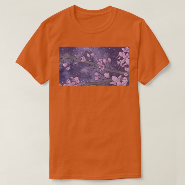 Camiseta Cherry Blossom Tree Japonês Sakura Fllower Beautif (Frente do Design)